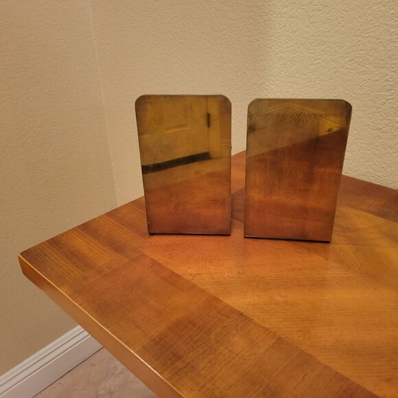 Brass Armillary Sphere Sundial Bookends - Picture 7 of 8